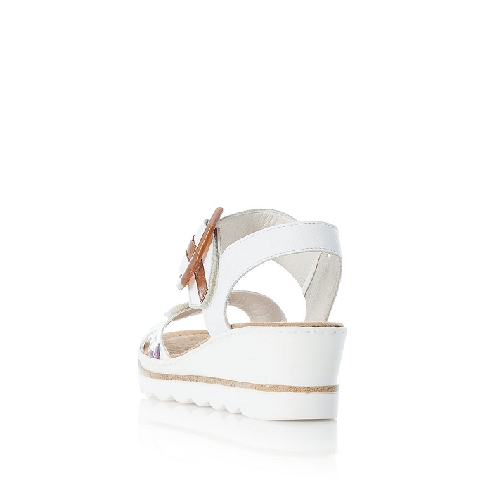 Rieker sandale 67478.90 blanc multi9636001_4
