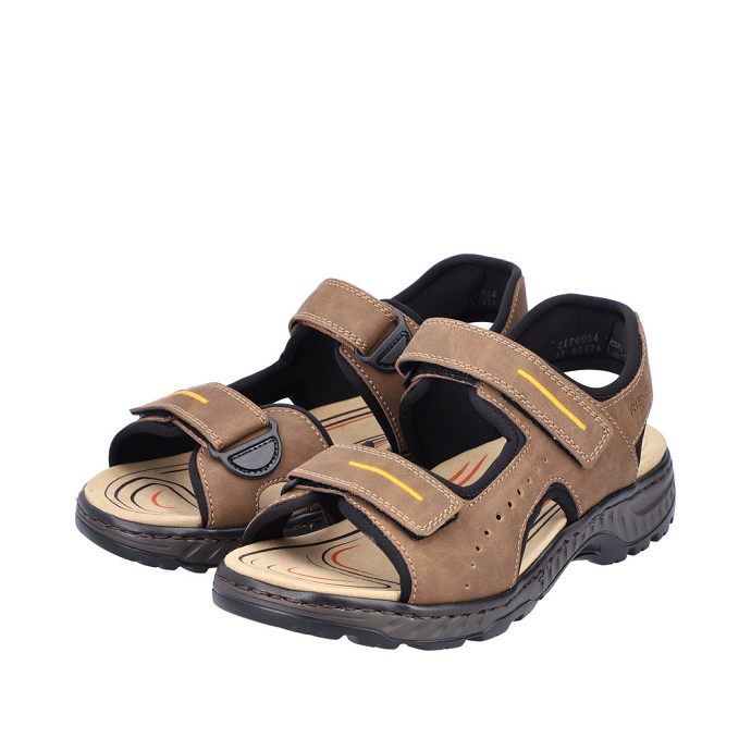 Rieker sandale 21760.24 brun