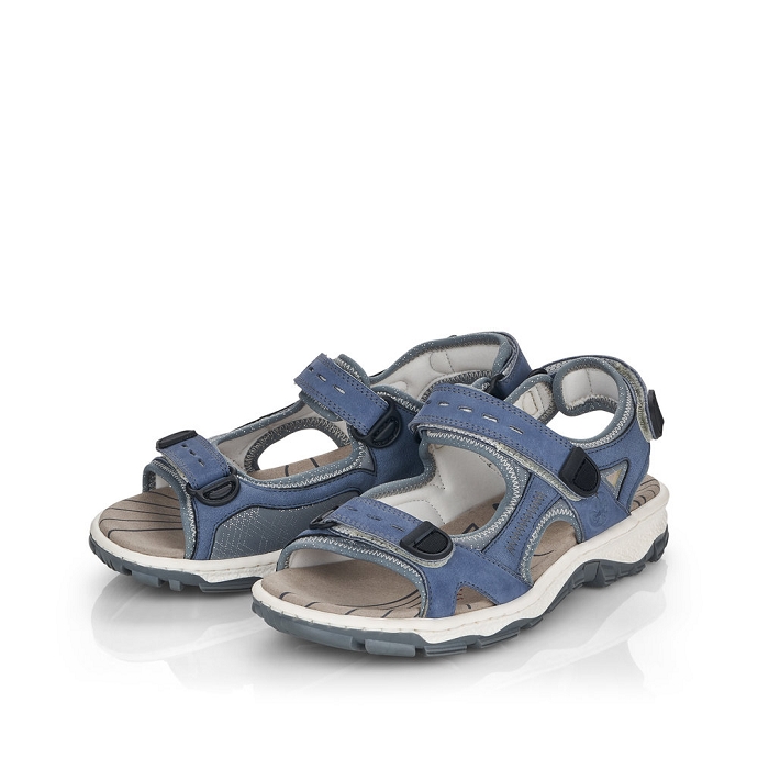 Rieker sandale 68874.14 bleu