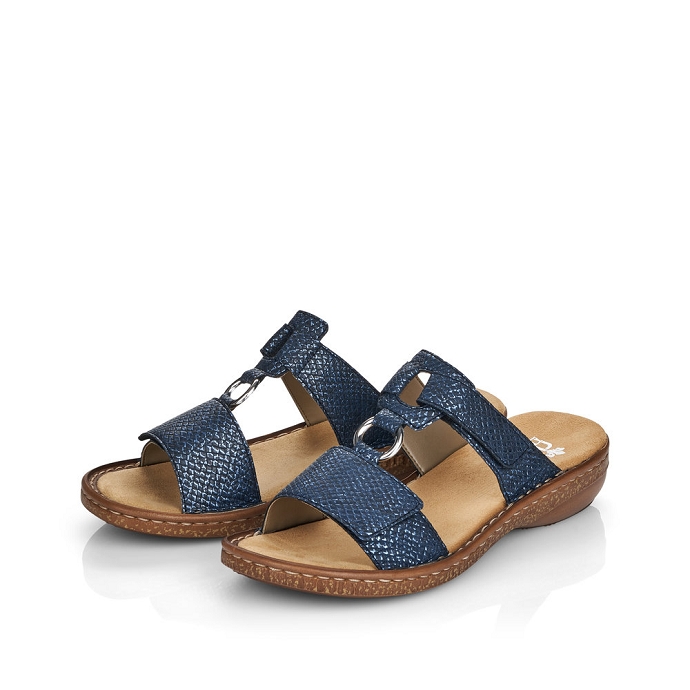 Rieker mule 628p9.14 bleu