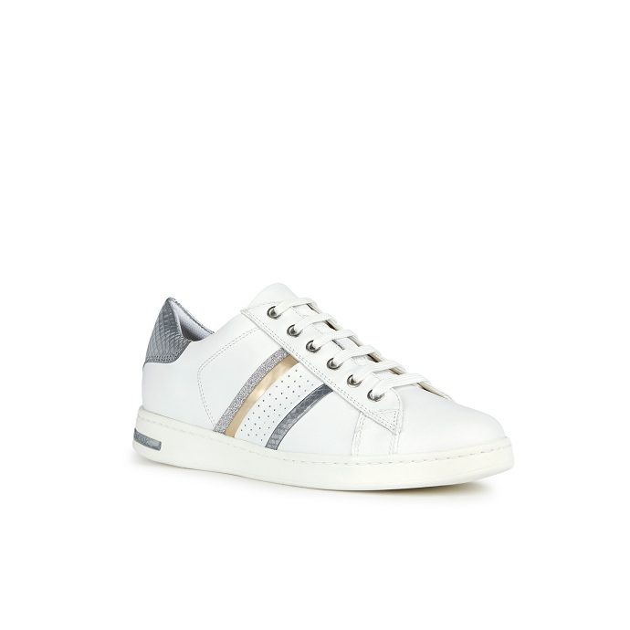 Geox mocassin d351bb blanc multi