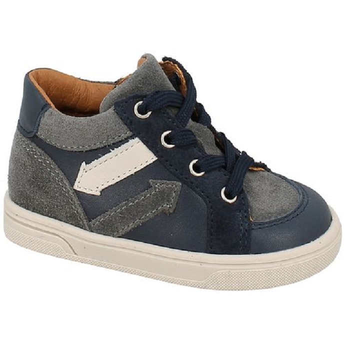 Bellamy chaussure a lacets luc gris