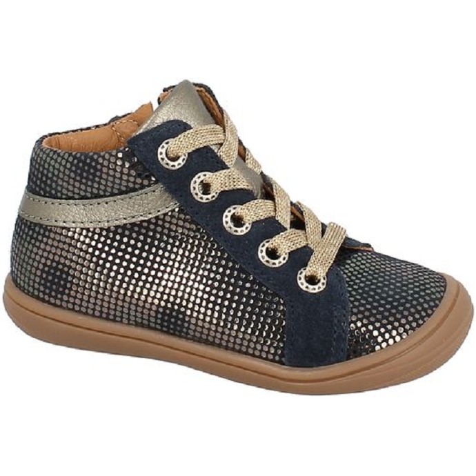 Bellamy chaussure a lacets lama marine