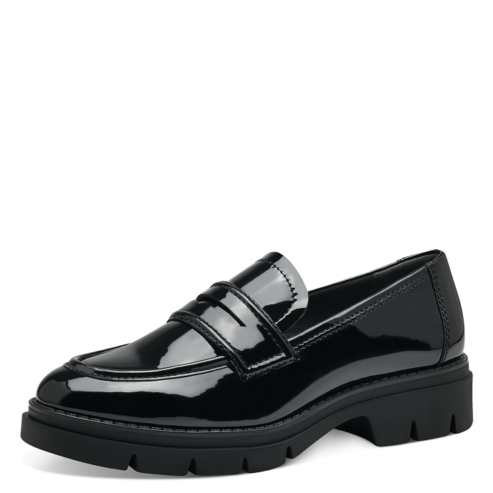 Tamaris mocassin 1.24313.41.018 noir vernis