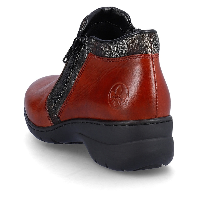 Rieker bottine l4382.38 rouge9802201_4