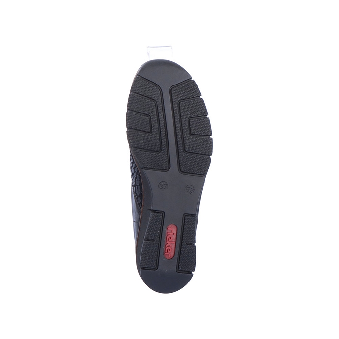 Rieker chaussure a velcro 537c0.00 noir9807801_5