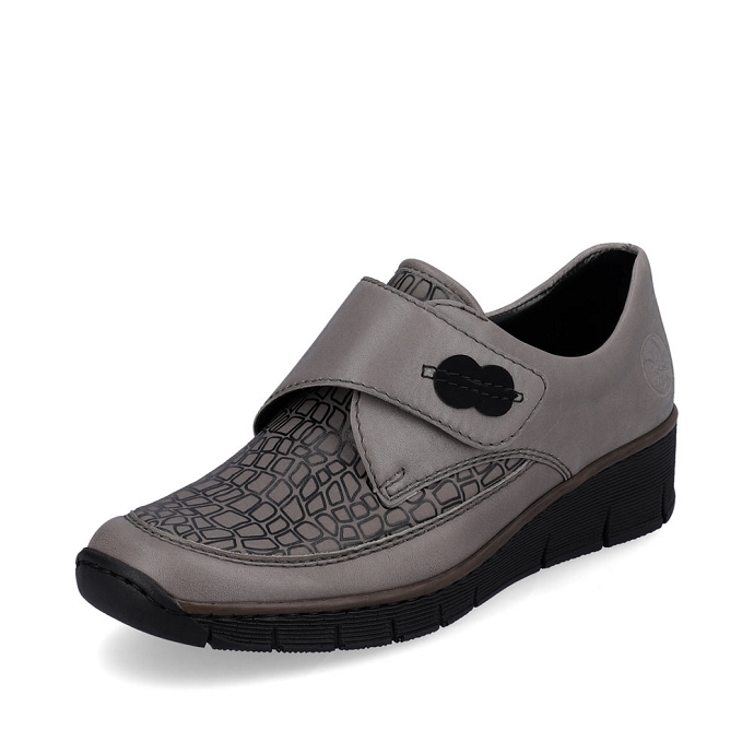 Rieker chaussure a velcro 537c0.42 gris9807901_2