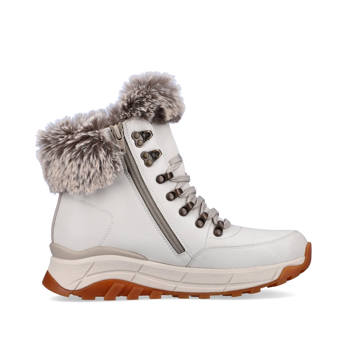 Rieker bottine w0063.80 blanc9809001_3