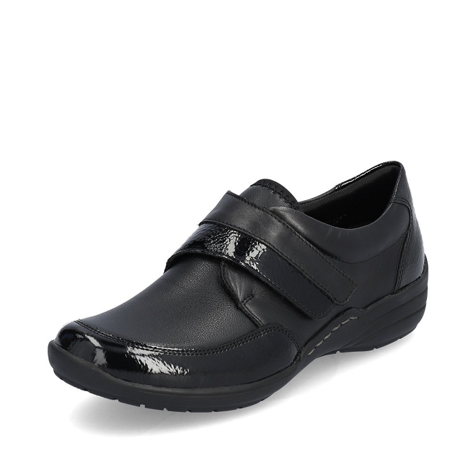 Remonte chaussure a velcro r7600.04 noir