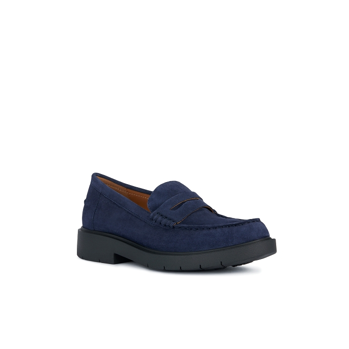 Geox mocassin d25qra.00022 bleu