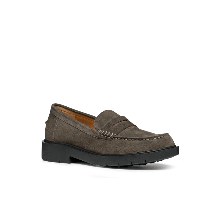 Geox mocassin d25qra.00022 gris