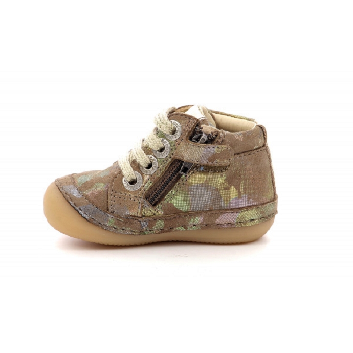 Kickers chaussure a lacets sonistreet nude9854001_2