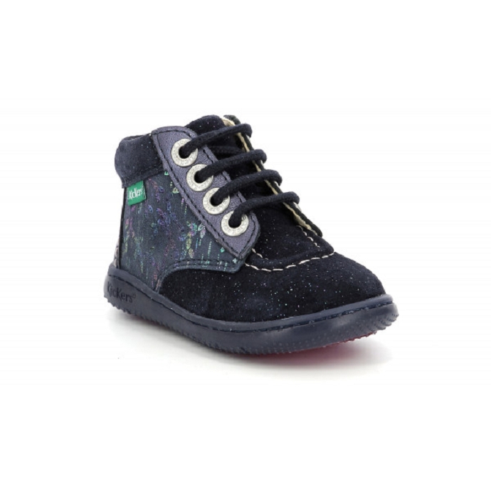 Kickers chaussure a lacets kicksoulful bleu