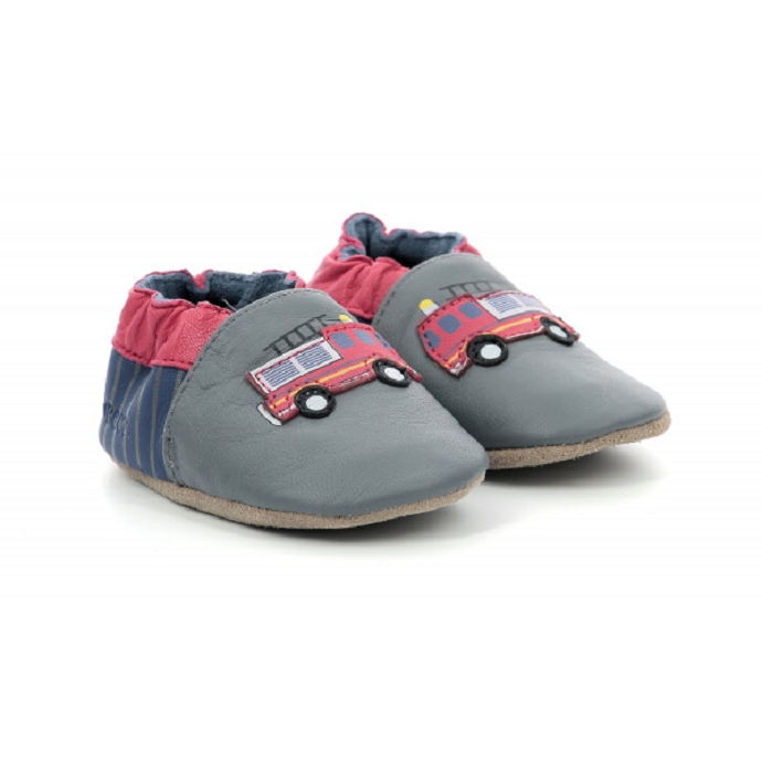 Robeez chausson emergency fire gris