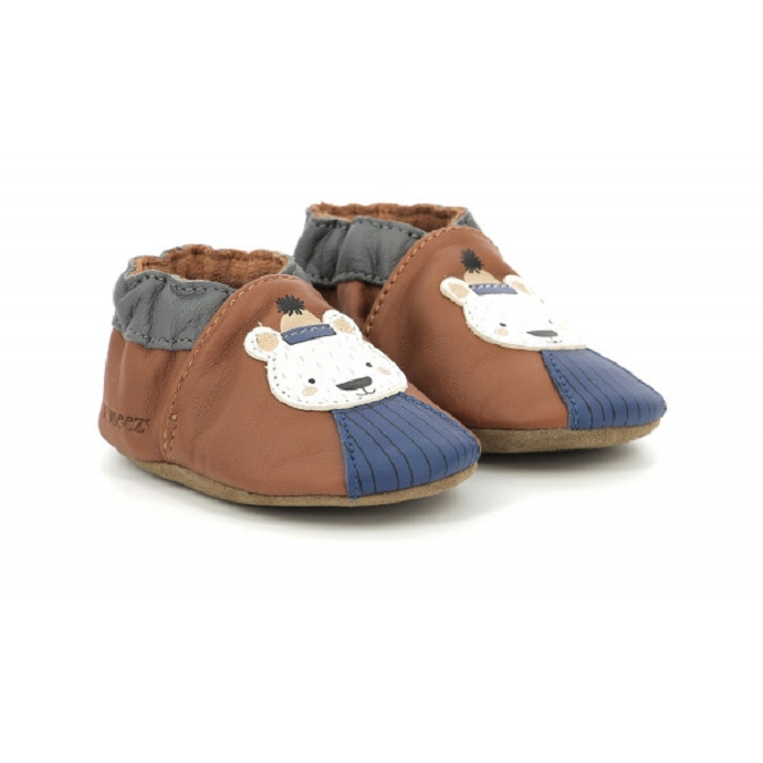 Robeez chausson bear style brun