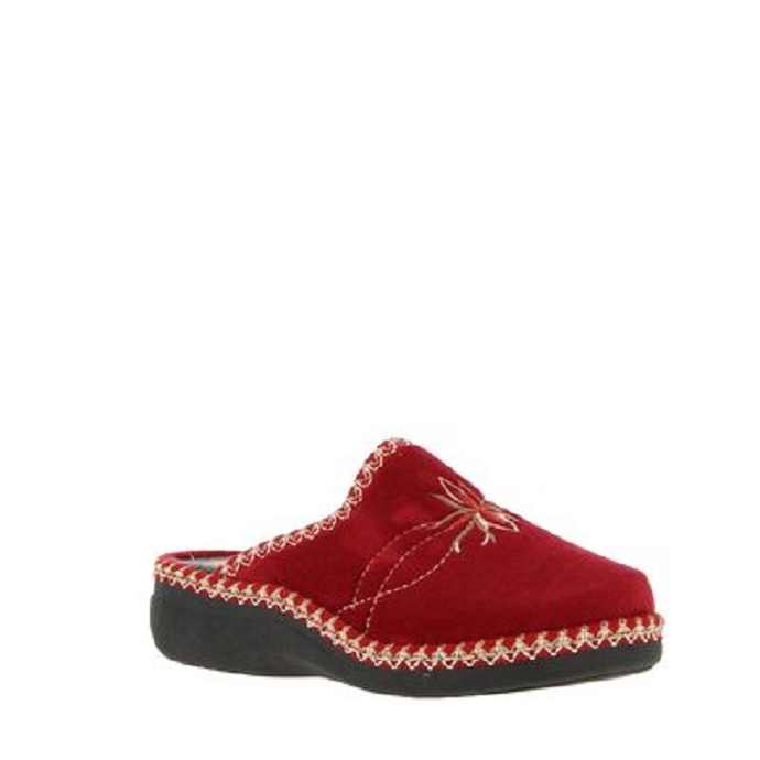 Maison de l espadrille chausson 4200.6 rouge