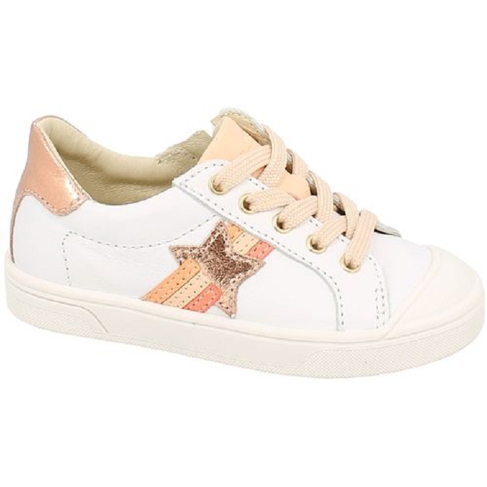 Bellamy chaussure a lacets gala blanc multi