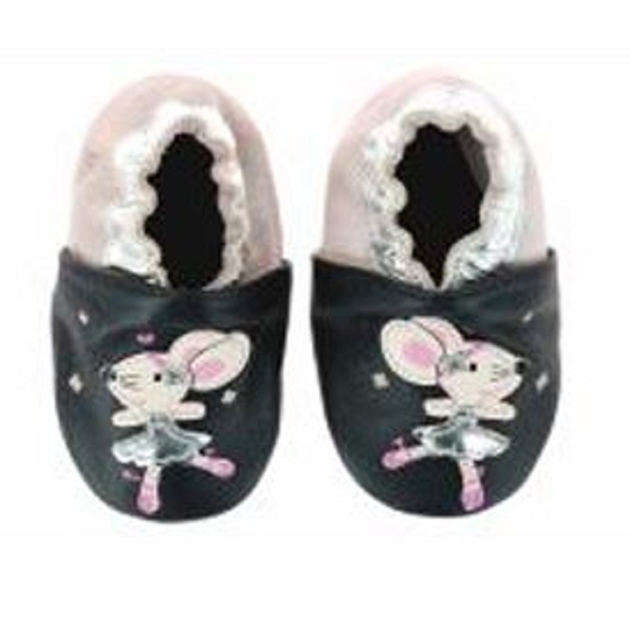 Robeez chausson dancing mouse bleu