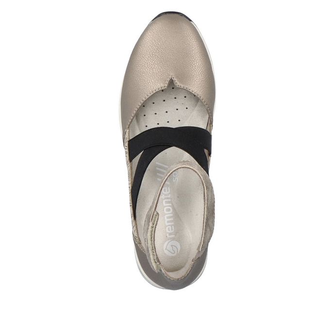 Remonte ballerine d2411.90 taupe9970901_5