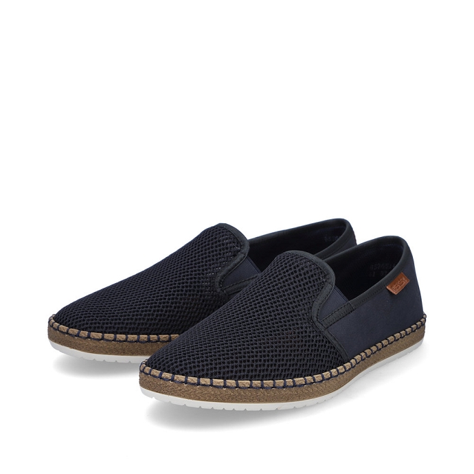 Rieker mocassin b5265.14 bleu