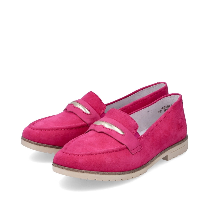 Rieker mocassin 45301.31 rose