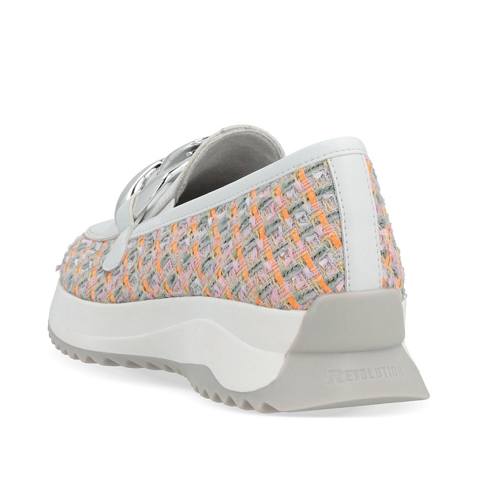 Rieker mocassin w1303.90 blanc multi9997801_4