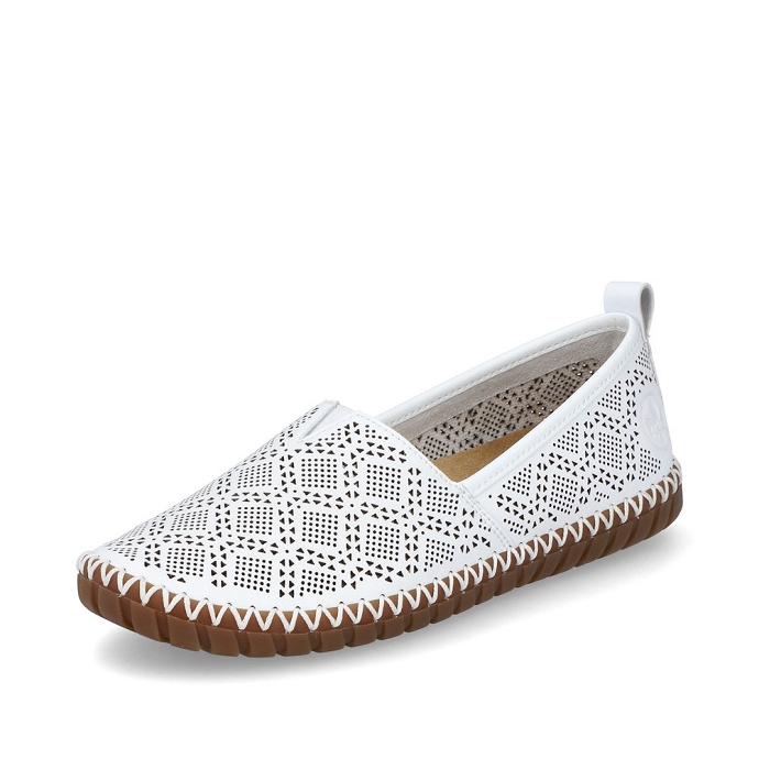 Rieker mocassin m2851.80 blanc9999301_2