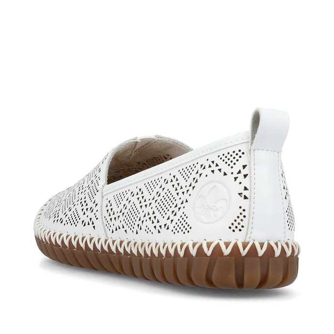 Rieker mocassin m2851.80 blanc9999301_4