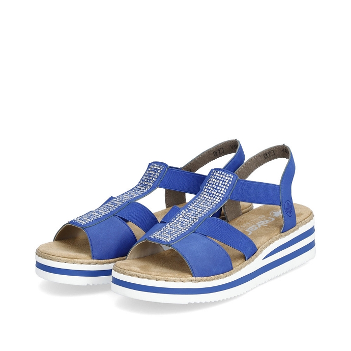 Rieker sandale v0209.14 bleu