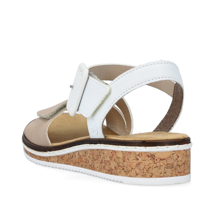 Rieker sandale v3660.60 blanc multiA045901_4