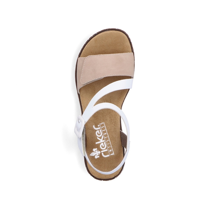 Rieker sandale v3660.60 blanc multiA045901_5