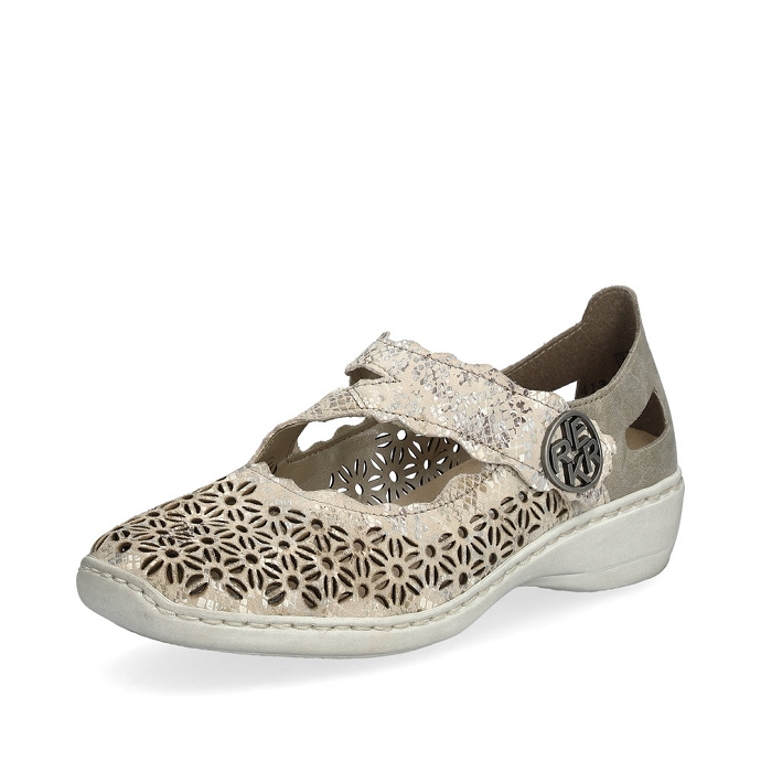Rieker chaussure a bride 413g4.90 metal9435601_2