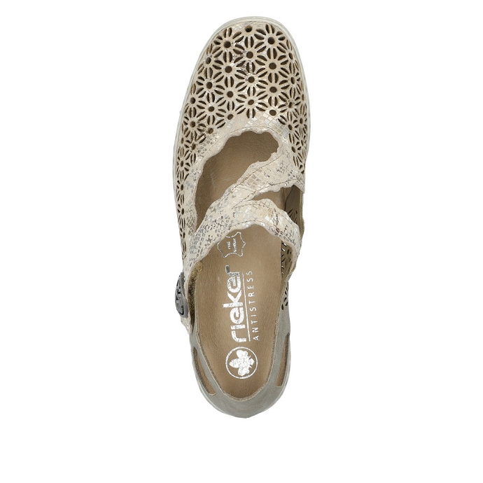 Rieker chaussure a bride 413g4.90 metalA008201_5