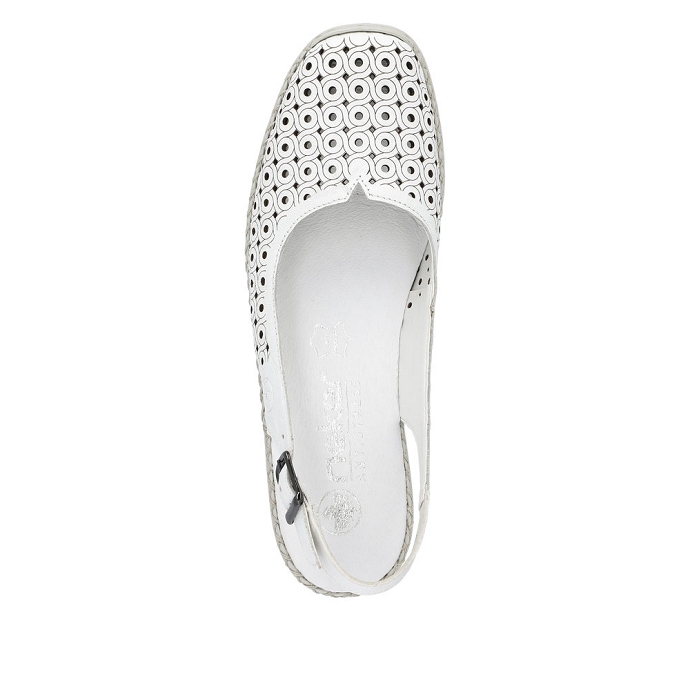 Rieker chaussure a bride 41350.80 blancA008201_5