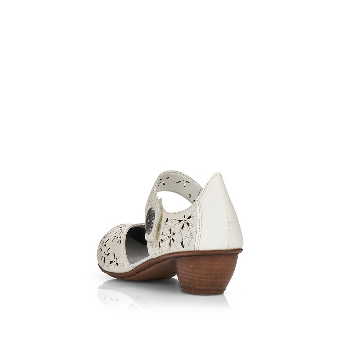Rieker chaussure a bride 43786.80 blancA008201_4