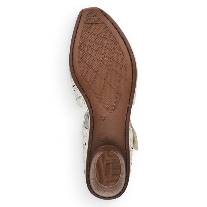 Rieker chaussure a bride 43786.80 blancA008201_6