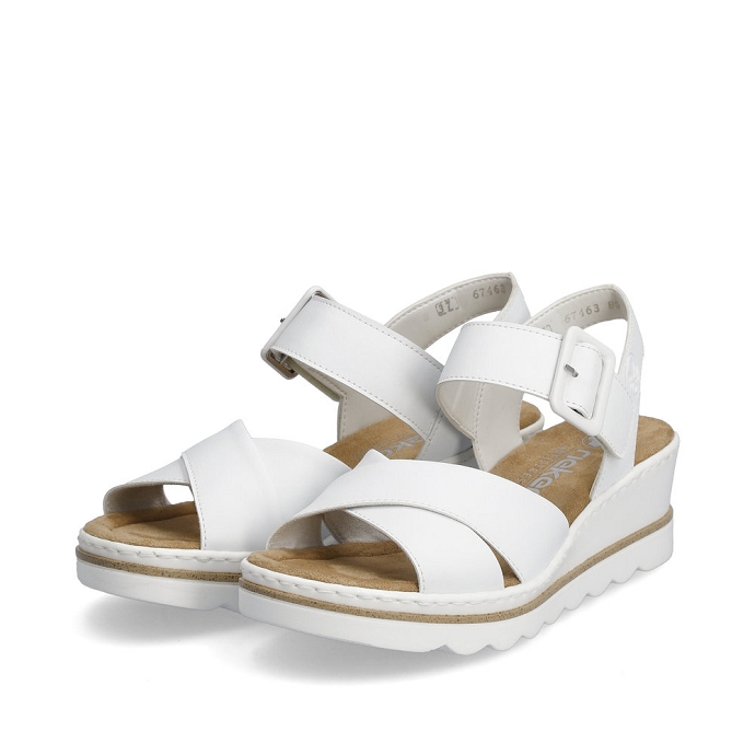 Rieker sandale 67463.80 blanc