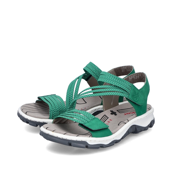 Rieker sandale 68871.52 vert