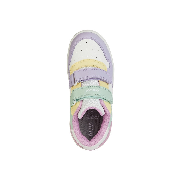 Geox basket j45hxb blanc multiA038401_4