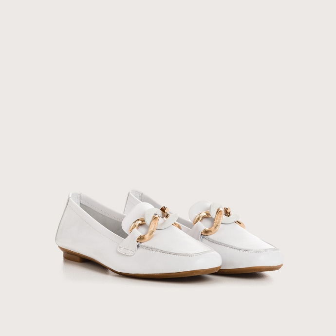 Reqins mocassin holsen blanc