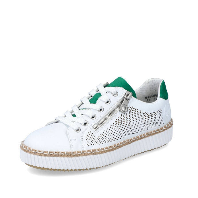 Rieker basket m2945.80 blanc multi9469801_2