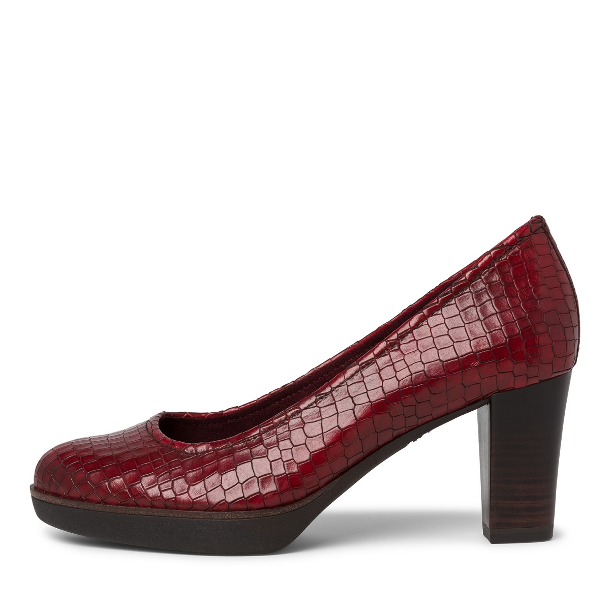 escarpin rouge tamaris