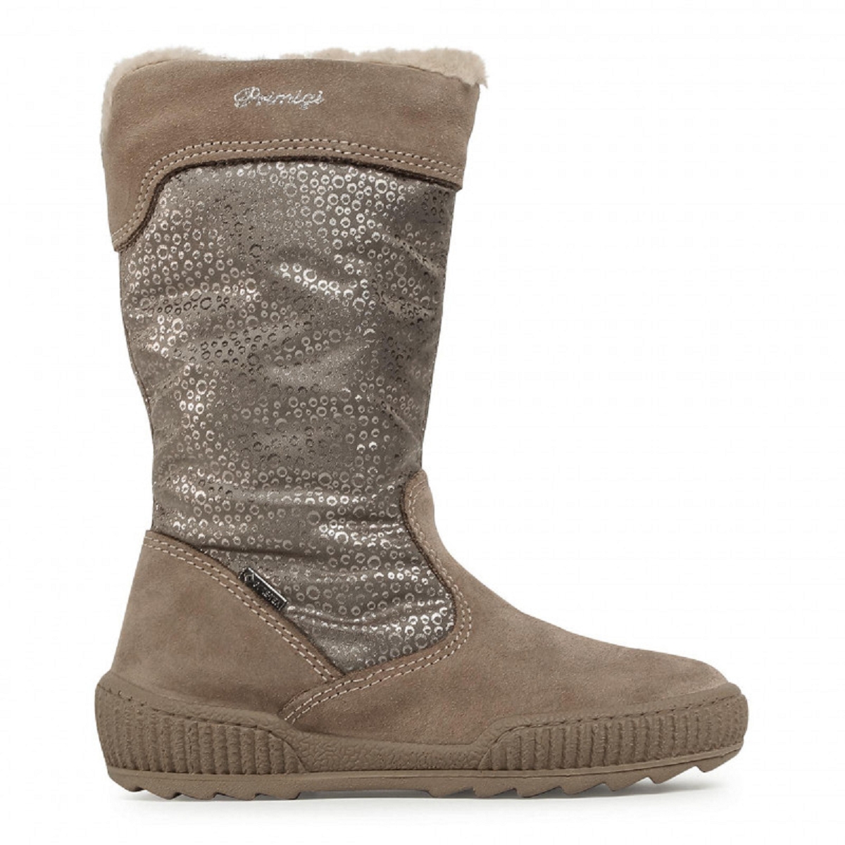 Bottes De Pluie Garçon Primigi - Tige Mi-mollet, Doublure Gore-Tex - Cuir Daim Et Laine - Fermeture Velcro
